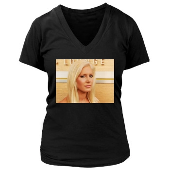 Heidi Montag Women's Deep V-Neck TShirt