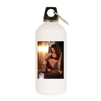 Irina Sheik White Water Bottle With Carabiner