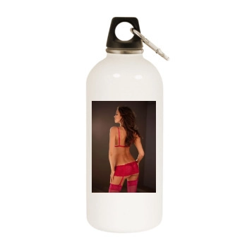 Irina Sheik White Water Bottle With Carabiner