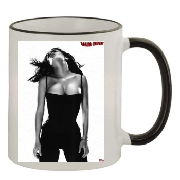 Salma Hayek 11oz Colored Rim & Handle Mug