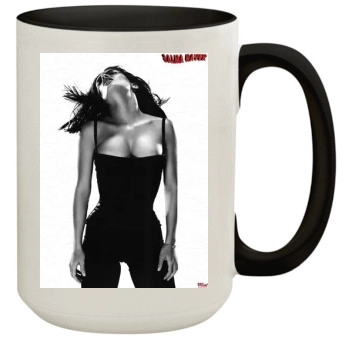 Salma Hayek 15oz Colored Inner & Handle Mug