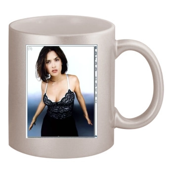 Salma Hayek 11oz Metallic Silver Mug