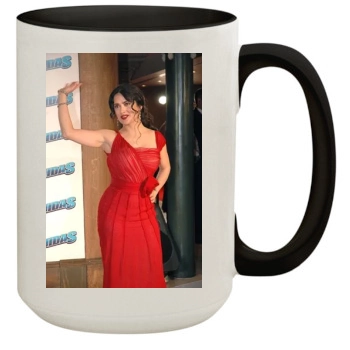 Salma Hayek 15oz Colored Inner & Handle Mug