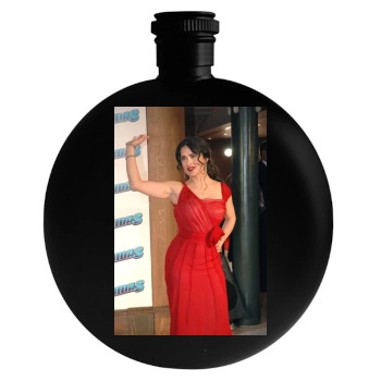 Salma Hayek Round Flask