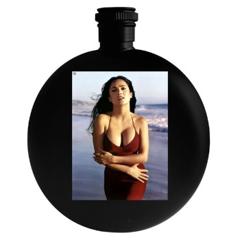 Salma Hayek Round Flask