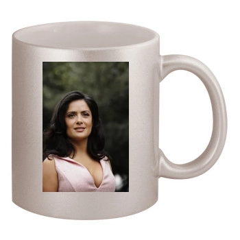 Salma Hayek 11oz Metallic Silver Mug