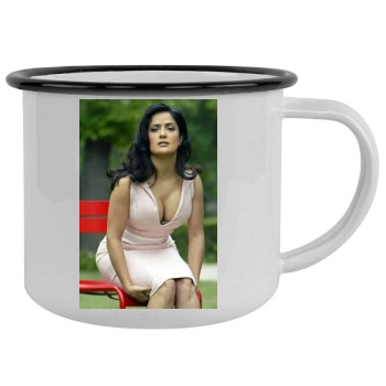 Salma Hayek Camping Mug