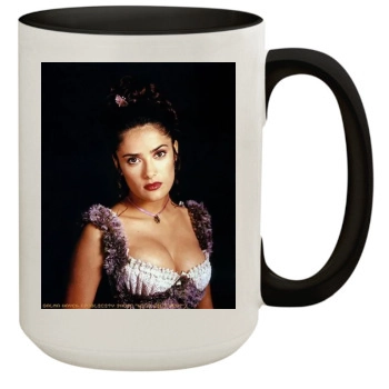 Salma Hayek 15oz Colored Inner & Handle Mug