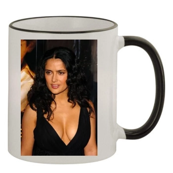 Salma Hayek 11oz Colored Rim & Handle Mug