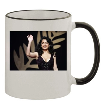 Salma Hayek 11oz Colored Rim & Handle Mug