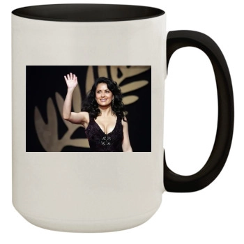 Salma Hayek 15oz Colored Inner & Handle Mug