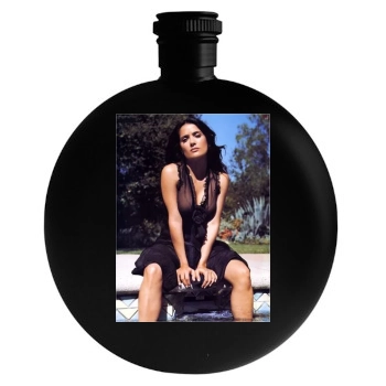 Salma Hayek Round Flask