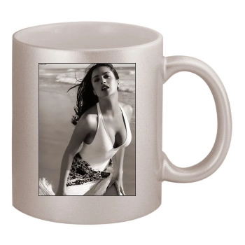 Salma Hayek 11oz Metallic Silver Mug