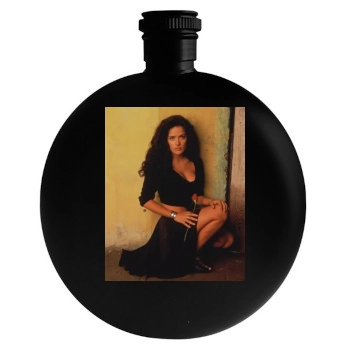 Salma Hayek Round Flask