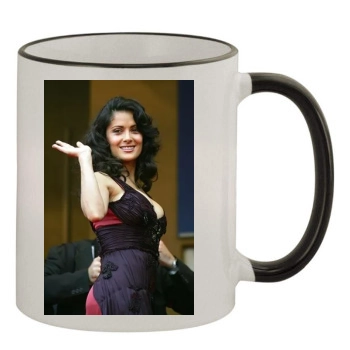 Salma Hayek 11oz Colored Rim & Handle Mug