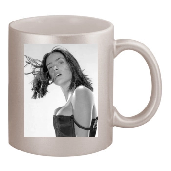 Salma Hayek 11oz Metallic Silver Mug