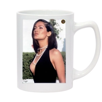 Salma Hayek 14oz White Statesman Mug