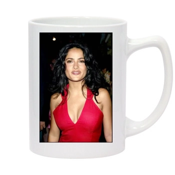 Salma Hayek 14oz White Statesman Mug