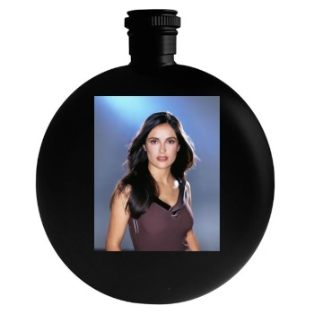 Salma Hayek Round Flask