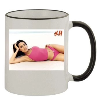 Salma Hayek 11oz Colored Rim & Handle Mug