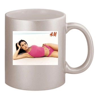 Salma Hayek 11oz Metallic Silver Mug