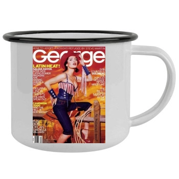 Salma Hayek Camping Mug