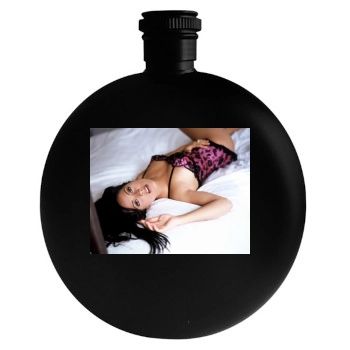 Salma Hayek Round Flask