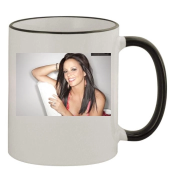 Sara Evans 11oz Colored Rim & Handle Mug