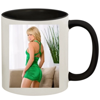 Sara Jean Underwood 11oz Colored Inner & Handle Mug