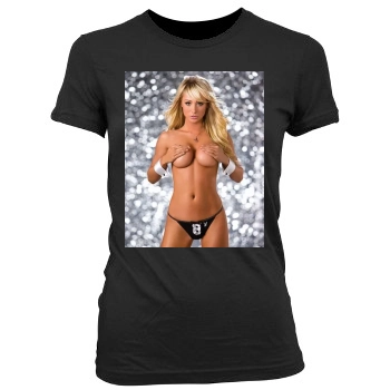 Sara Jean Underwood Women's Junior Cut Crewneck T-Shirt