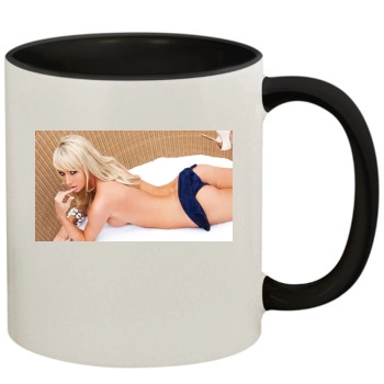 Sara Jean Underwood 11oz Colored Inner & Handle Mug