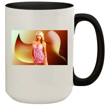 Sara Jean Underwood 15oz Colored Inner & Handle Mug