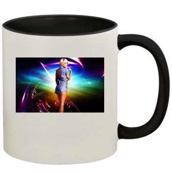 Sara Jean Underwood 11oz Colored Inner & Handle Mug