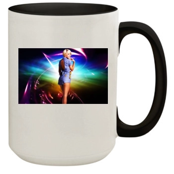 Sara Jean Underwood 15oz Colored Inner & Handle Mug