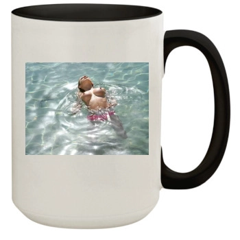 Sara Jean Underwood 15oz Colored Inner & Handle Mug