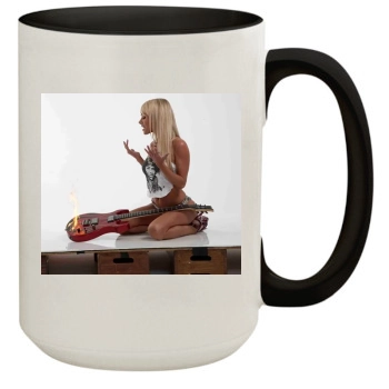 Sara Jean Underwood 15oz Colored Inner & Handle Mug