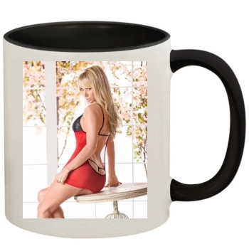 Sara Jean Underwood 11oz Colored Inner & Handle Mug