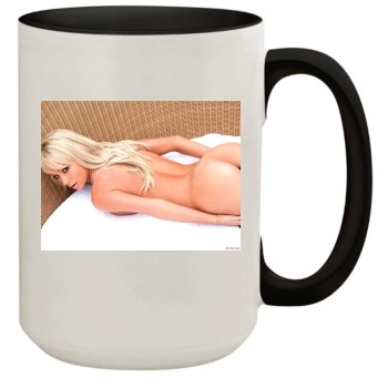 Sara Jean Underwood 15oz Colored Inner & Handle Mug