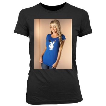 Sara Jean Underwood Women's Junior Cut Crewneck T-Shirt