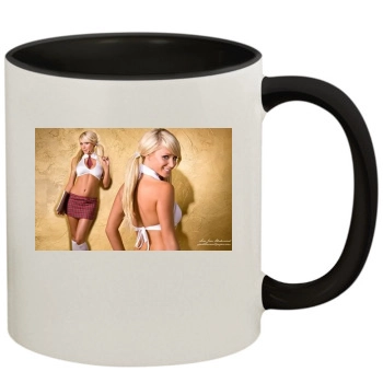 Sara Jean Underwood 11oz Colored Inner & Handle Mug