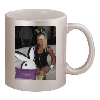 Sara Jean Underwood 11oz Metallic Silver Mug