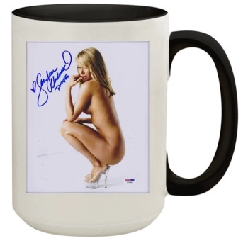 Sara Jean Underwood 15oz Colored Inner & Handle Mug