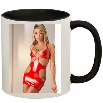 Sara Jean Underwood 11oz Colored Inner & Handle Mug