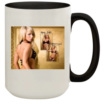 Sara Jean Underwood 15oz Colored Inner & Handle Mug