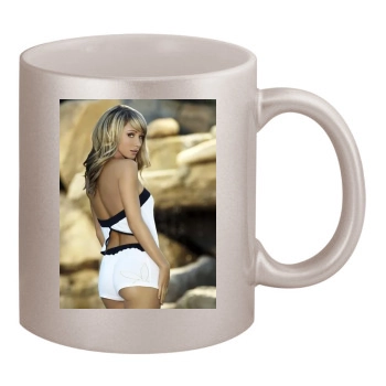 Sara Jean Underwood 11oz Metallic Silver Mug