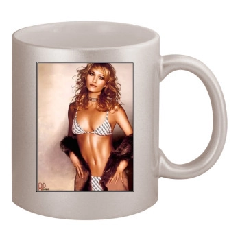 Sarah Wynter 11oz Metallic Silver Mug