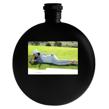 Selena Gomez Round Flask