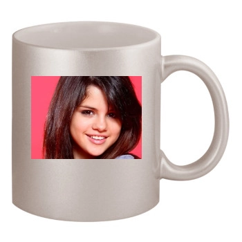 Selena Gomez 11oz Metallic Silver Mug