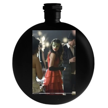 Selena Gomez Round Flask