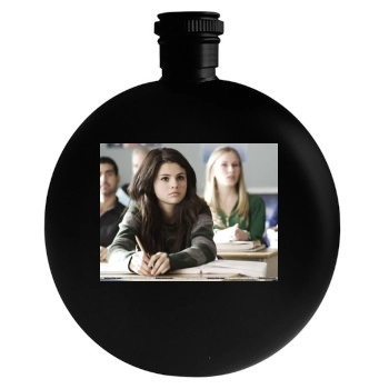 Selena Gomez Round Flask